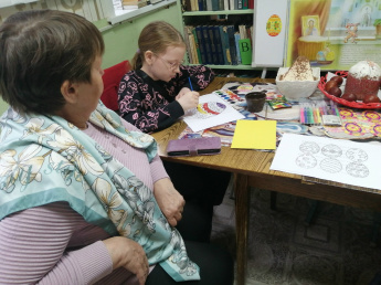 "Пасхальные посиделки" в Егорьевской сельской библиотеке